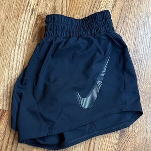Nike Women's Black and White Running Shorts